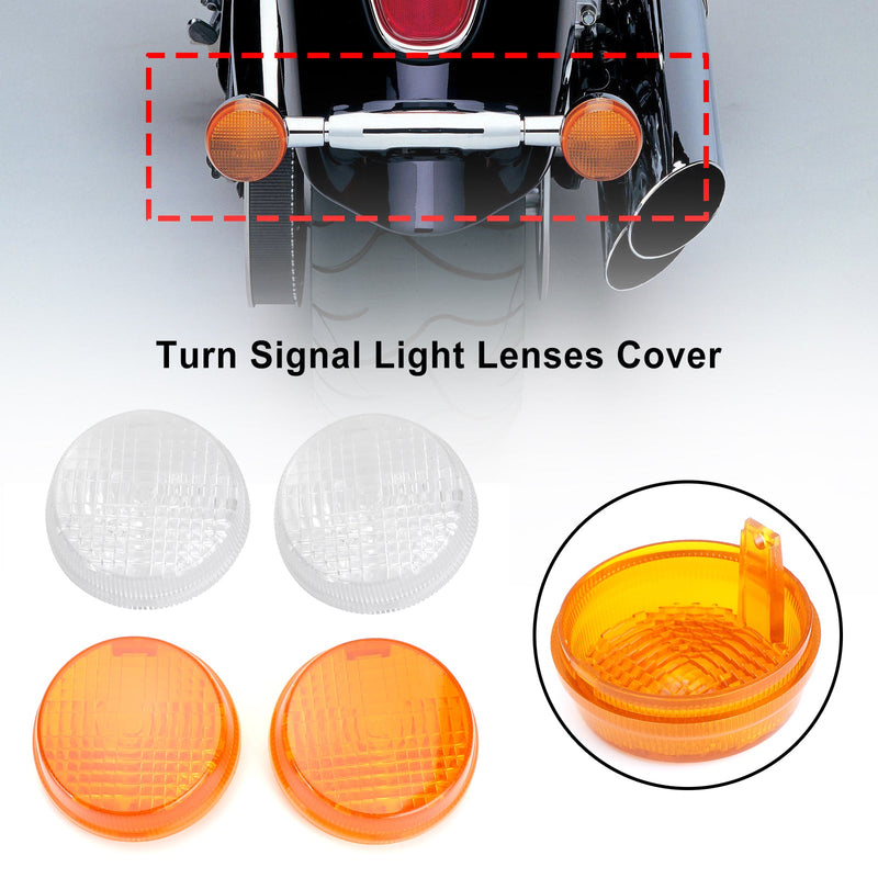 Cubierta de lentes de luz de señal de giro para Honda Shadow Spirit VT750 Vulcan VN genérico