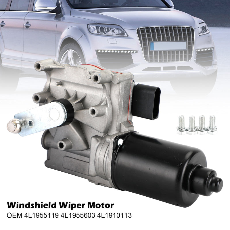 Audi Q7 4LB 4L1955119 4L1955603 4L1910113 DIESEL DOHC Turbocharged Windshield Wiper Motor Front Generic