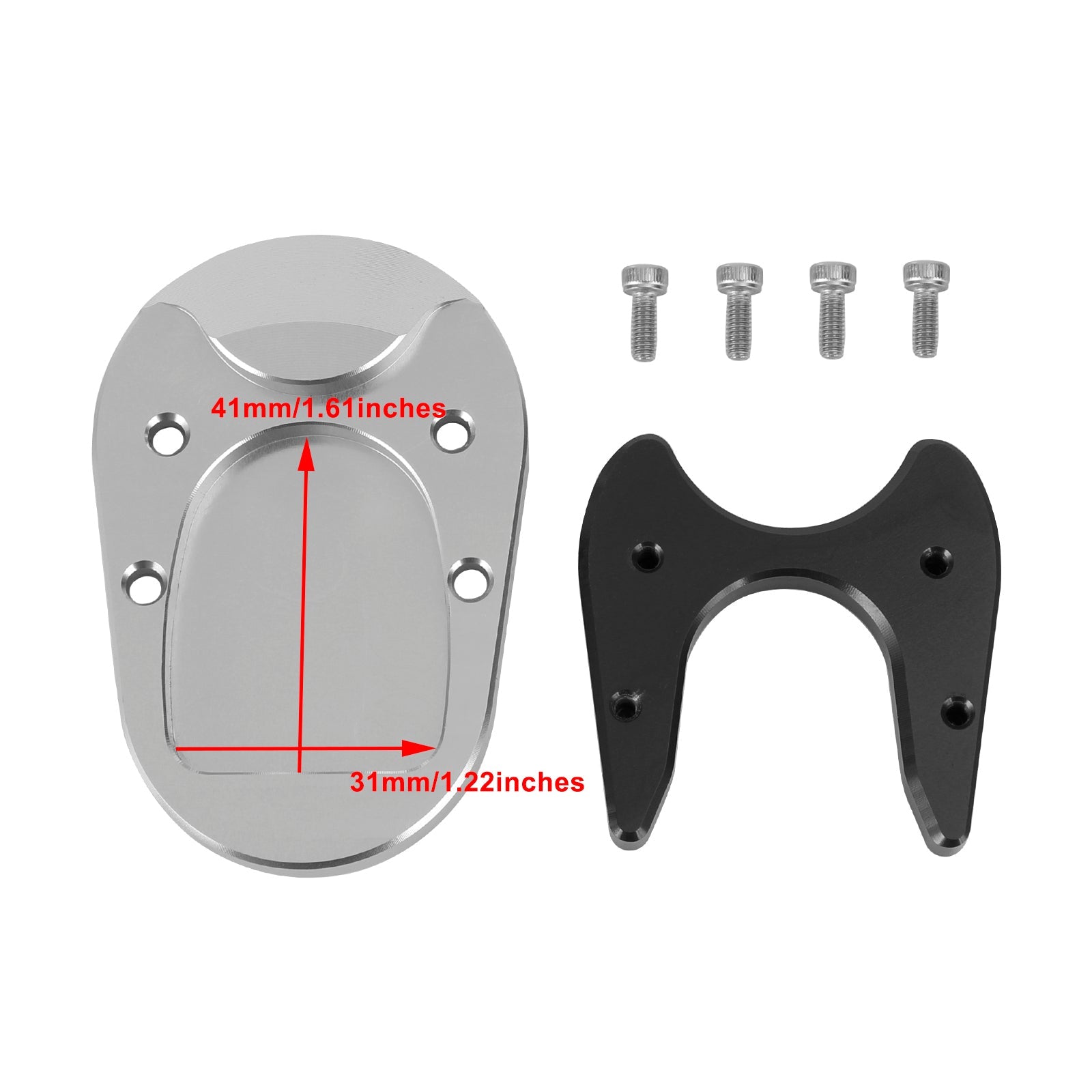 Vespa GTS300 2013?2020 Kickstand Enlarge Plate Pad