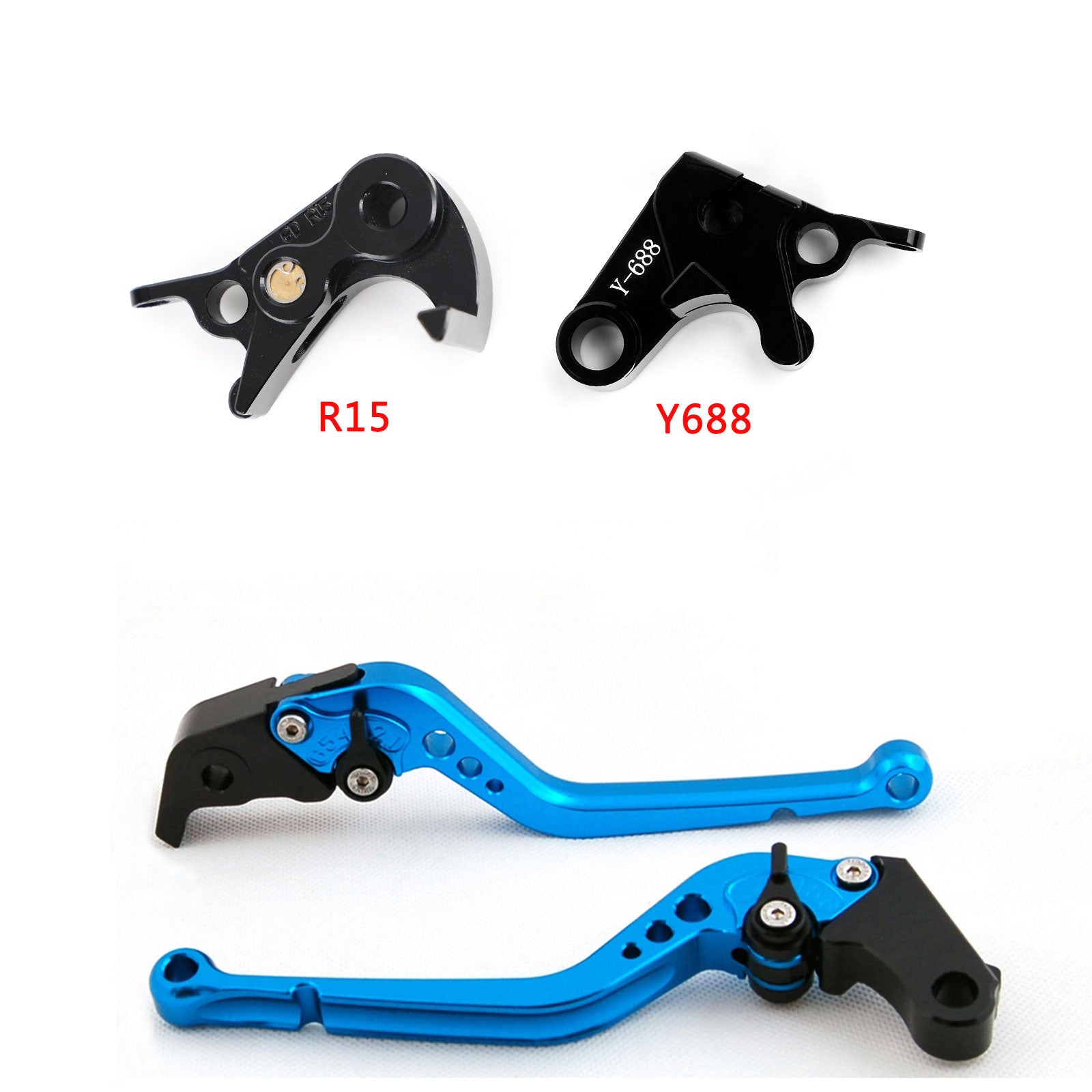 Long Clutch Brake Lever fit for Yamaha YZF R1/R1M/R1S 2015-2021 YZF R6 2017-2020 Generic