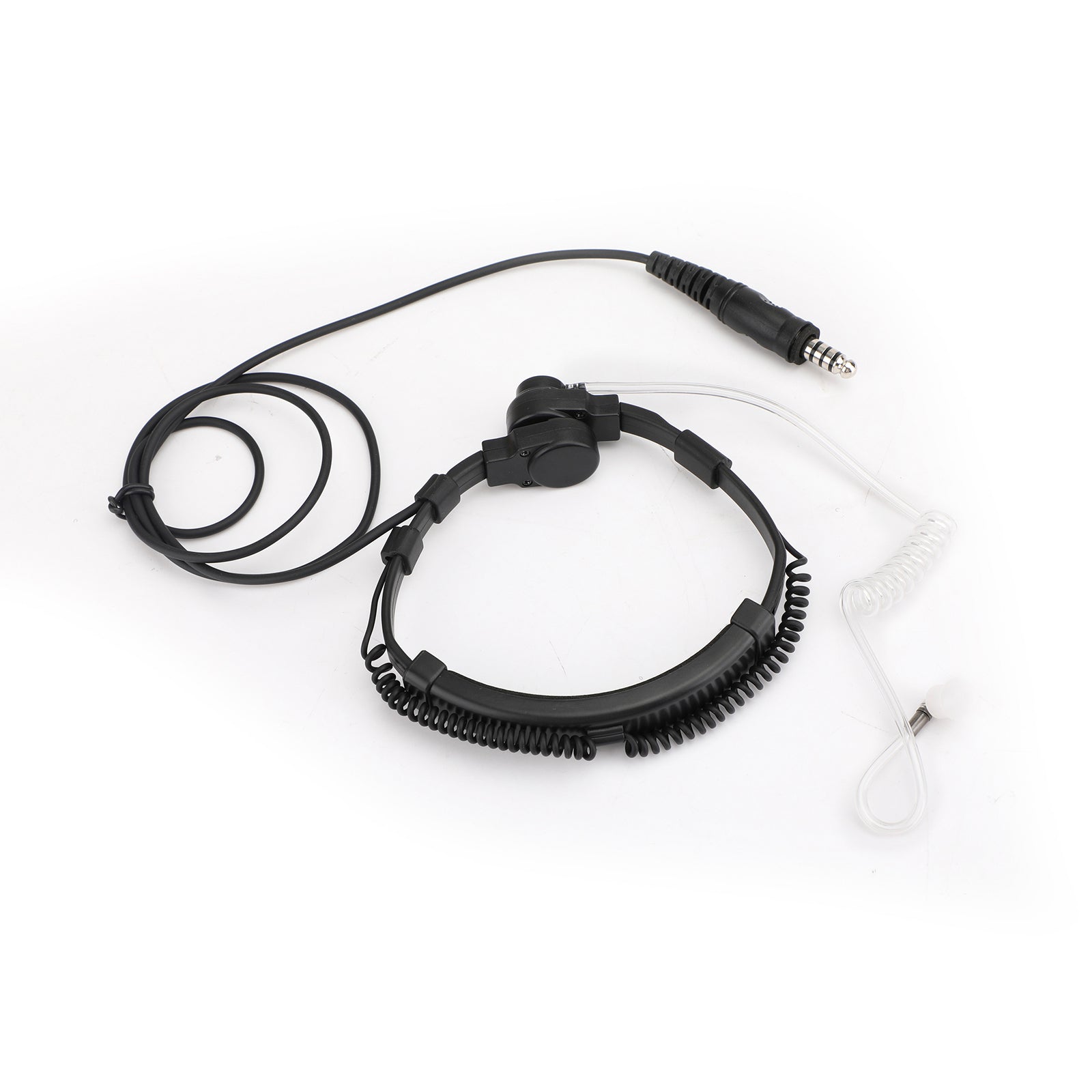 Auriculares tácticos con micrófono de garganta y enchufe grande de 7,1mm para Radio AN/PRC-152 AN/PRC-148 U329