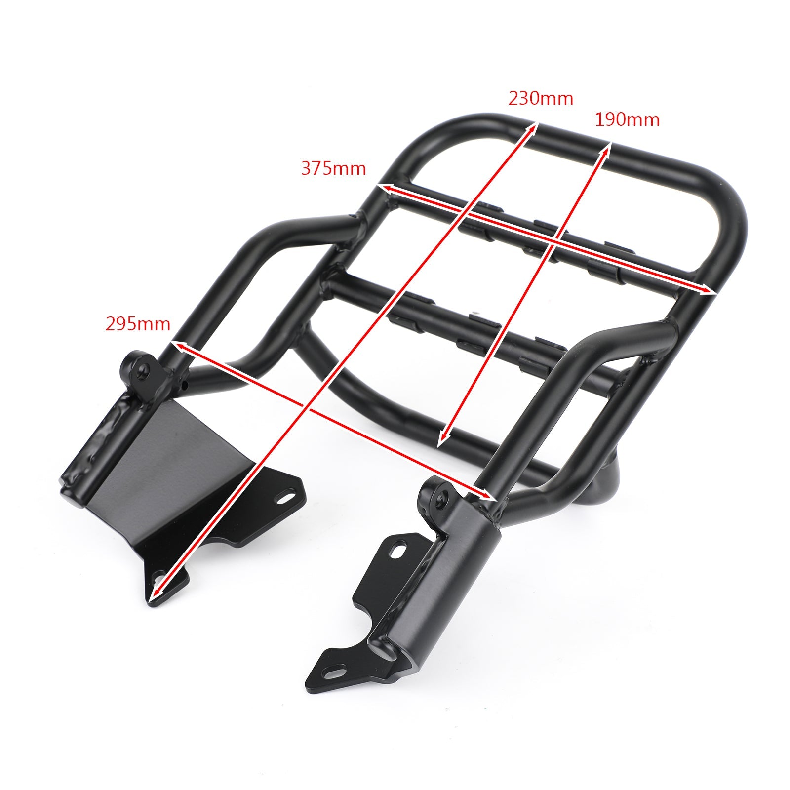 Rear Carrier Luggage Rack Black Fit for BMW R 1200 NineT Scrambler 2014-2020 Generic