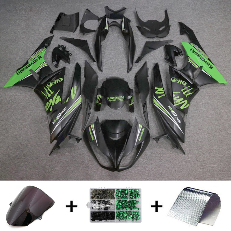 Kawasaki ZX6R 636 2009-2012 Fairing Kit Bodywork Plastic ABS