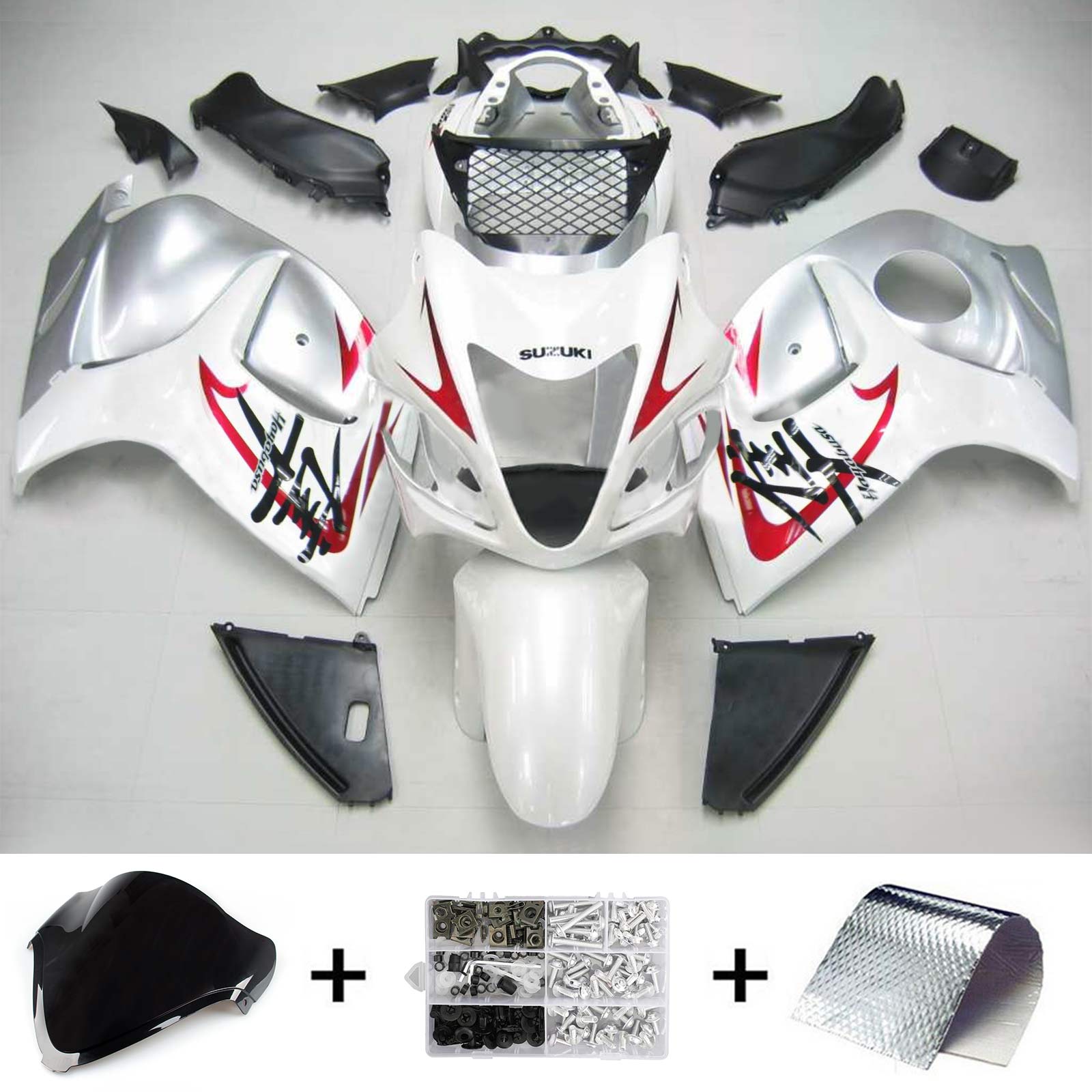 Suzuki Hayabusa GSXR1300 2008-2020 Fairing Kit Bodywork Plastic ABS