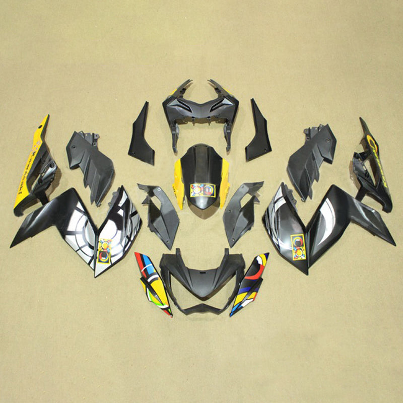 كاواساكي Z250 Z300 2015-2016 Fairing Kit هيكل السيارة بلاستيك ABS