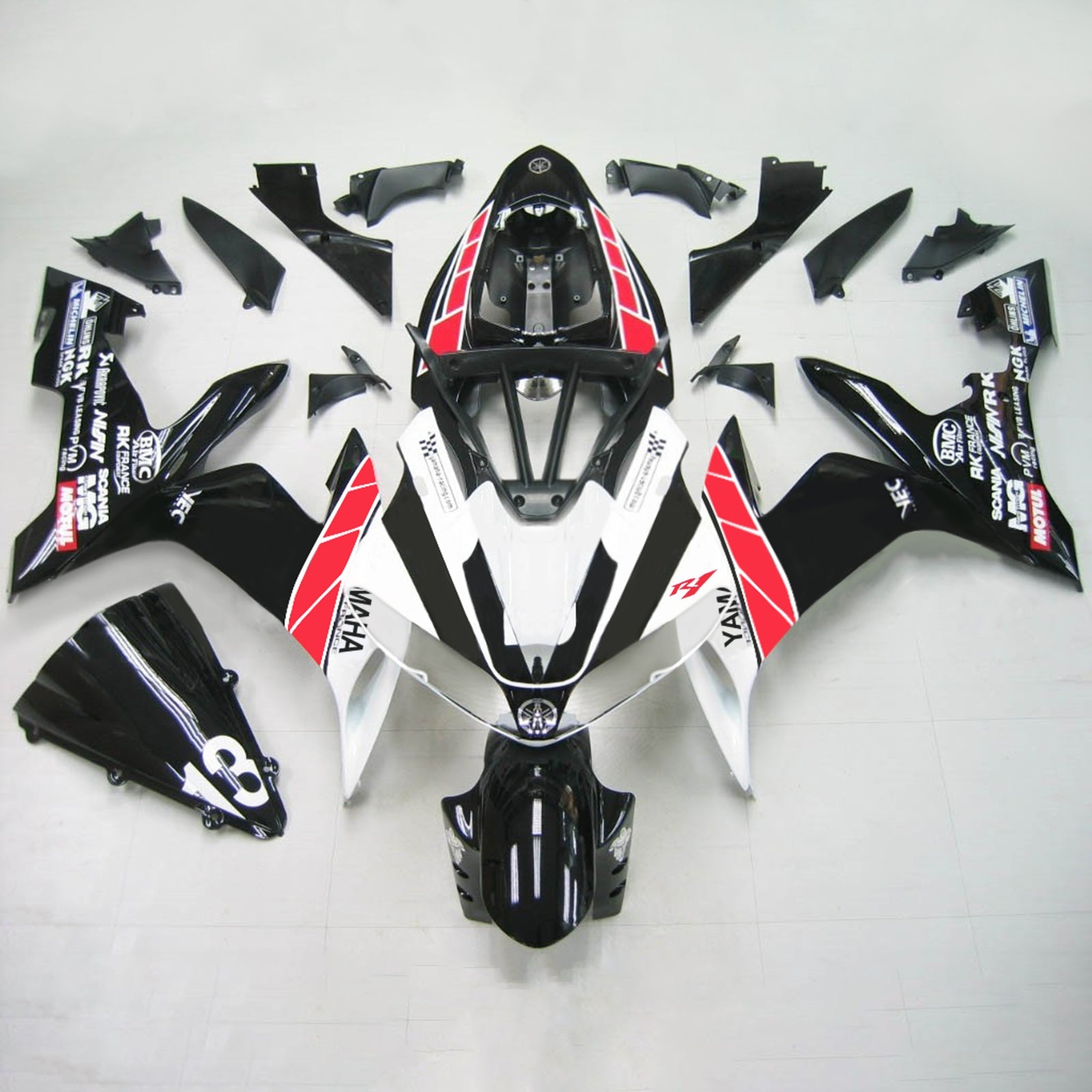 Kit Carenado Para Yamaha YZF 1000 R1 2004-2006 Genérico