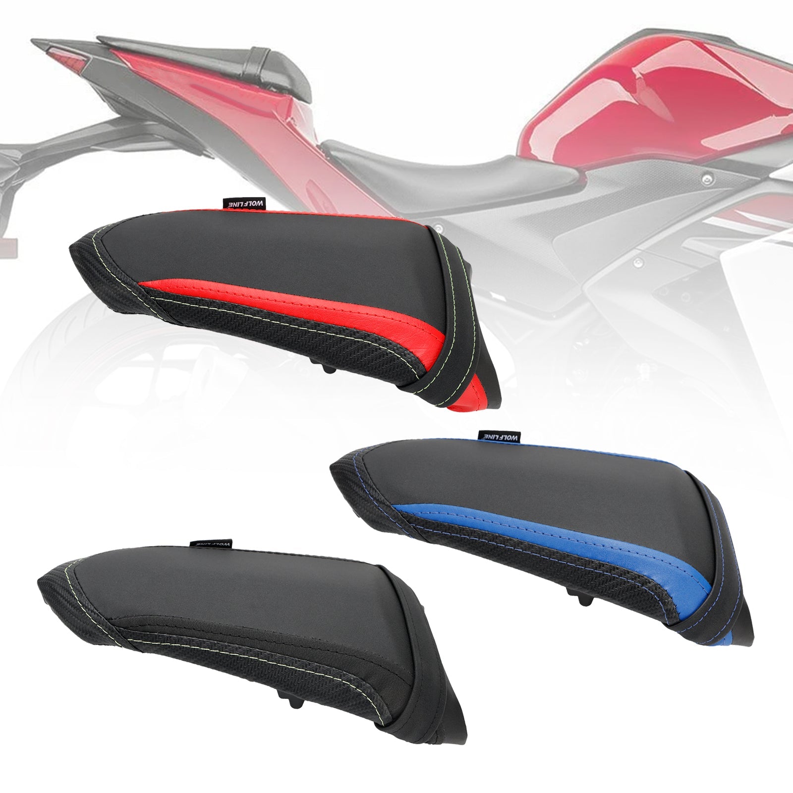 Yamaha Yzf-R7 2021-2022 Yzf-R1 Rear Passenger Seat Cushion Pu Pillion Flat