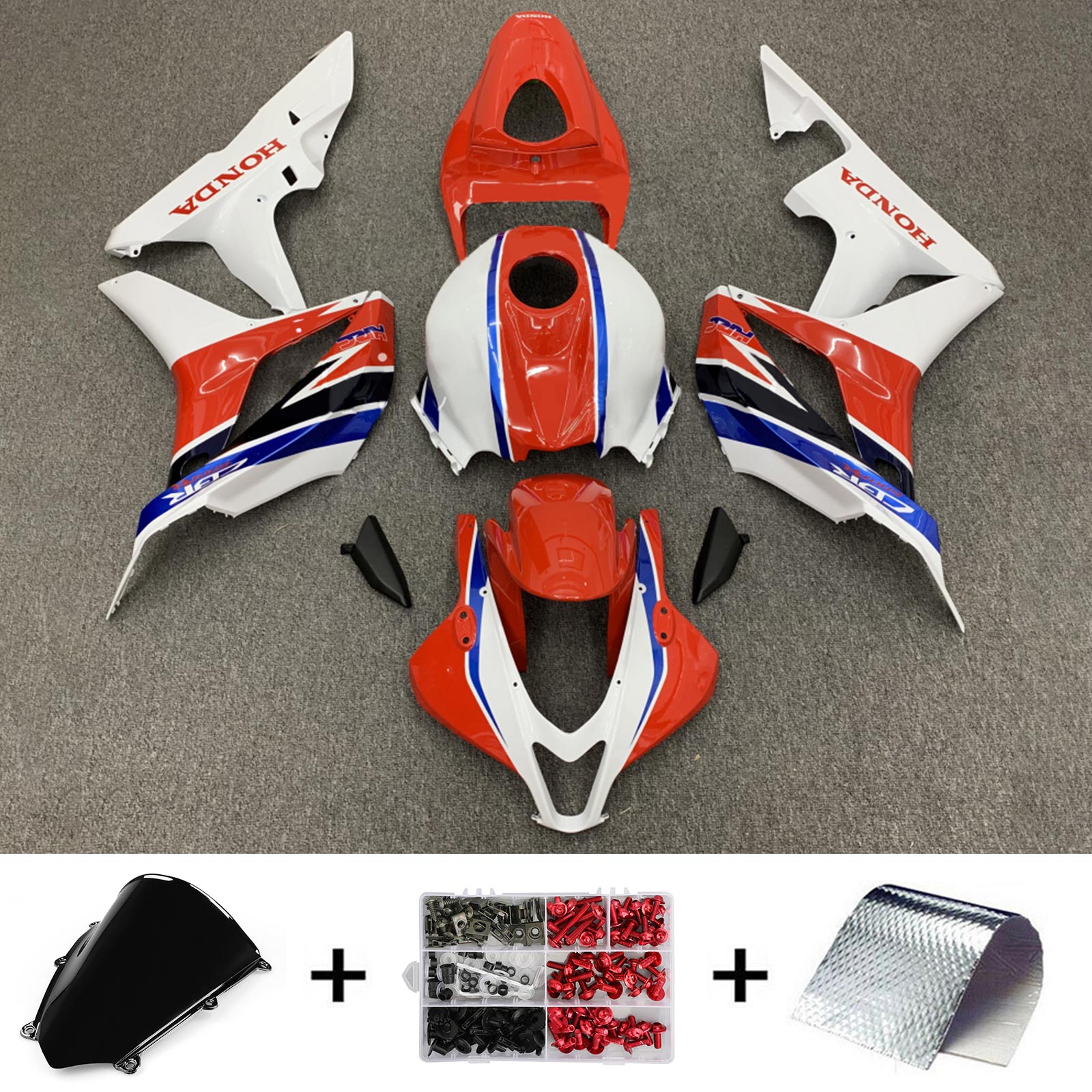 Honda CBR600RR 2007-2008 F5 Fairing Kit Bodywork Plastic ABS