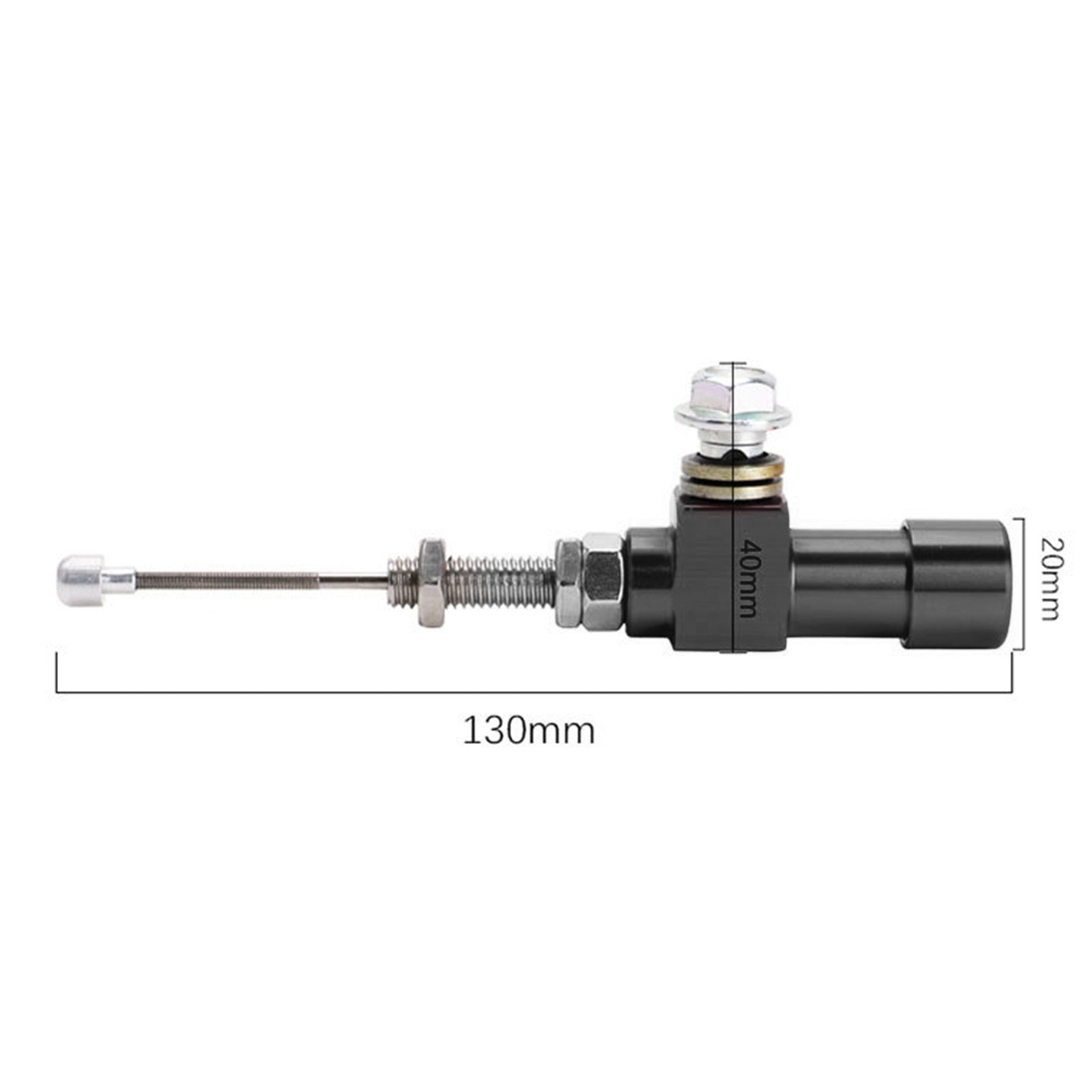 Motorcycle Hydraulic Clutch Master Cylinder Rod Brake Pump M10X1.25Mm Aluminum