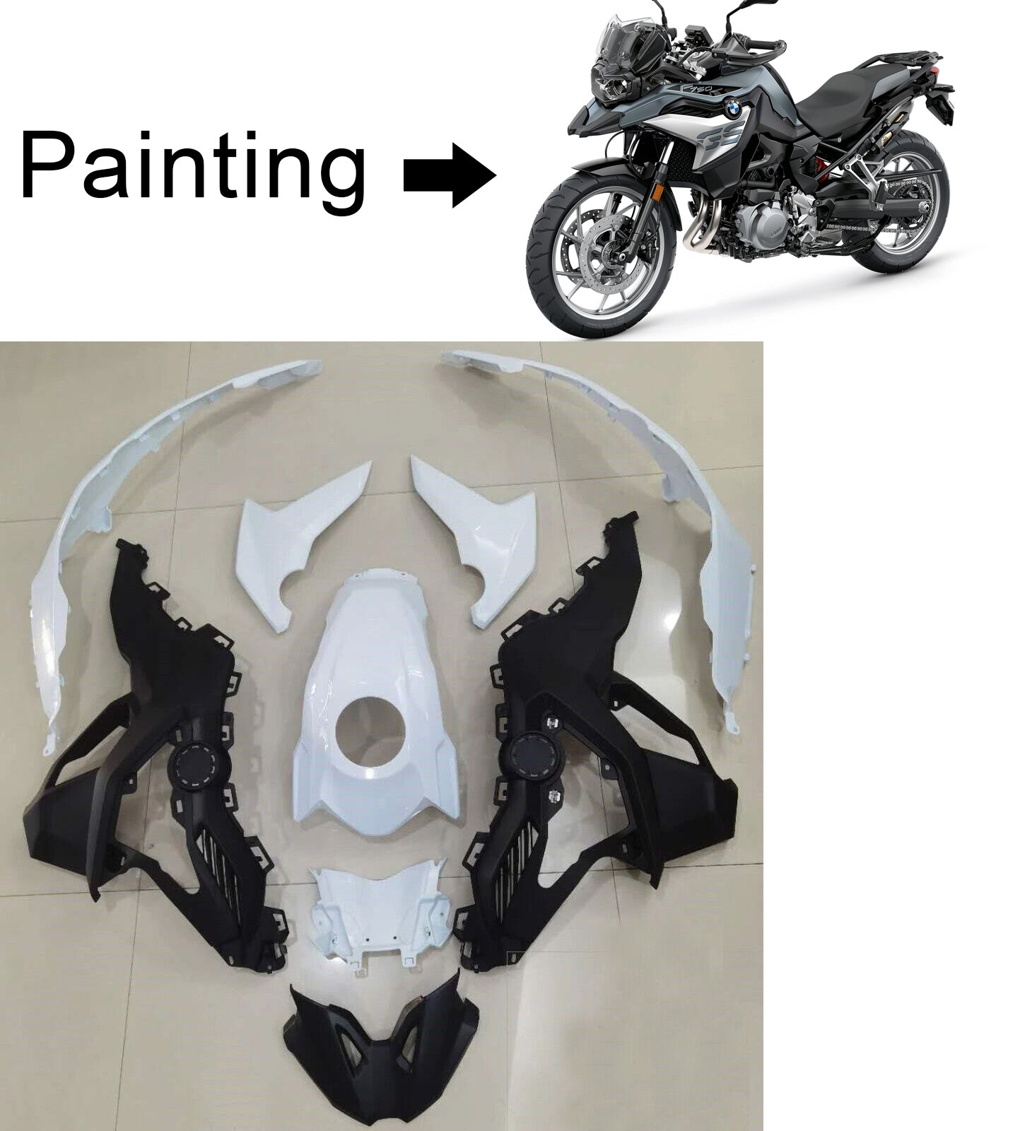 BMW F750GS F850GS 2018-2022 Fairing Kit هيكل السيارة