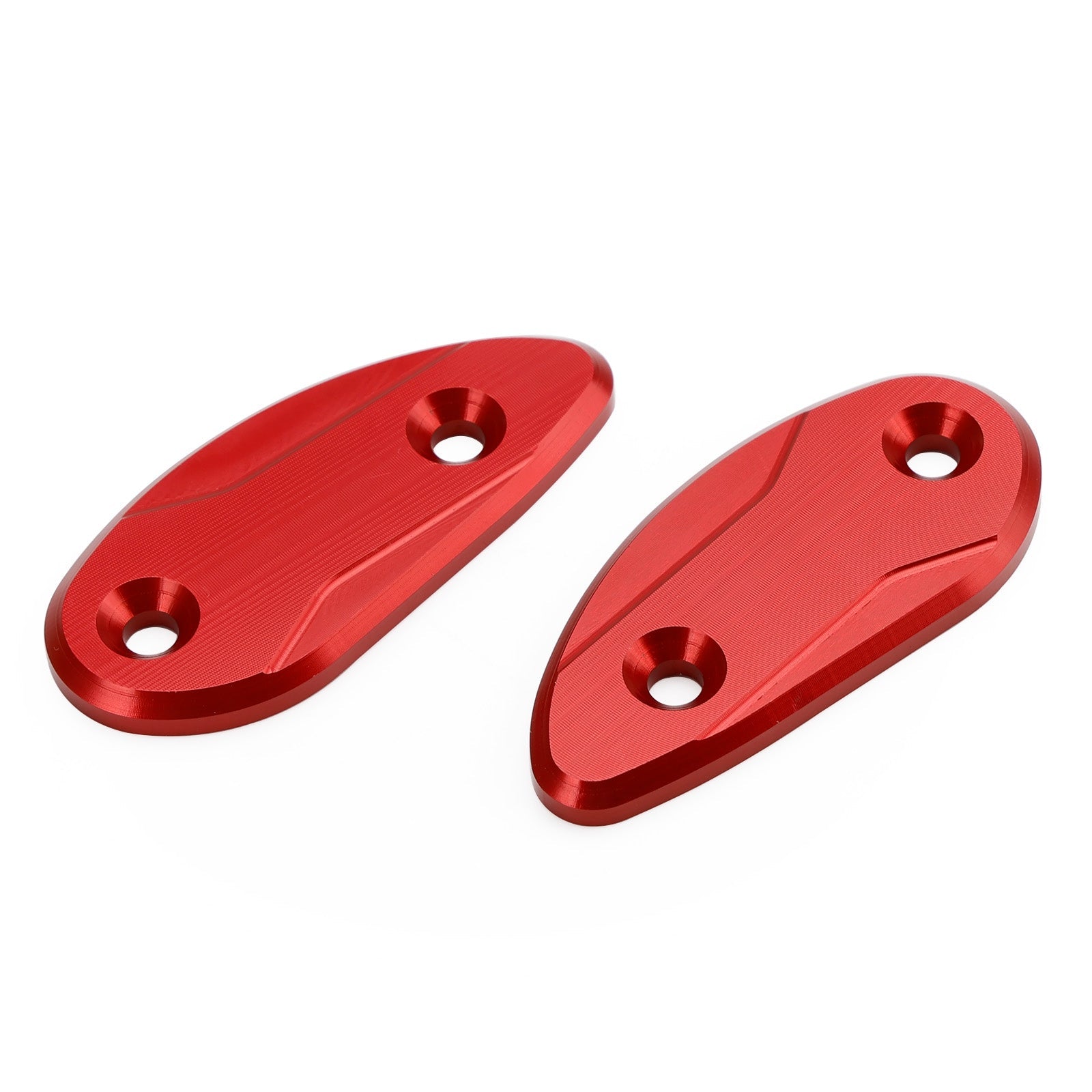 Red mirror delete blanking block off plates fits Honda CBR1000RR 2008-2023