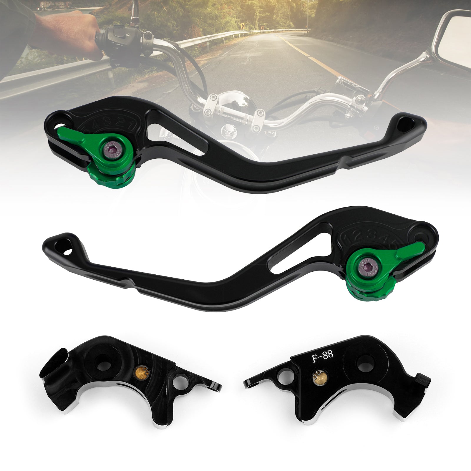 Kawasaki ZX1400 ZX14R ZZR1400 GTR1400 NEW Short Clutch Brake Lever