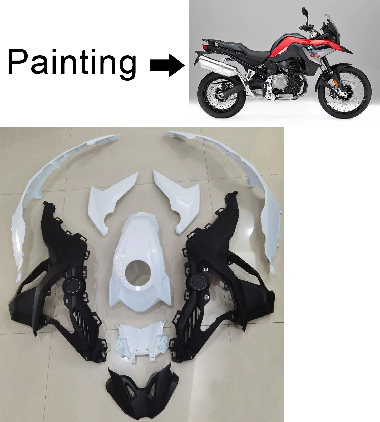 BMW F750GS F850GS 2018-2022 Fairing Kit هيكل السيارة