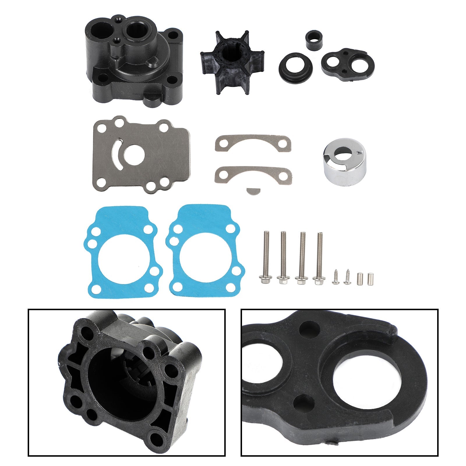 Kit de reconstrucción de bomba de agua para motores Yamaha 1996 F9.9 T9.9 682-W0078-A1-00