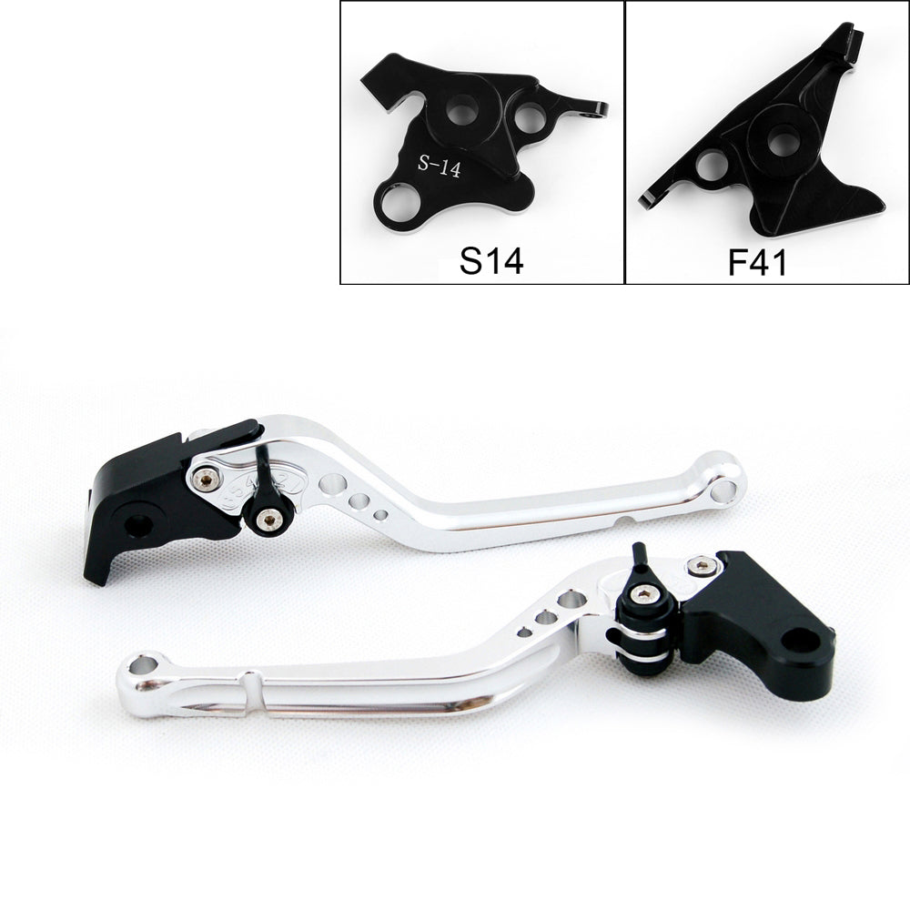 Palancas de embrague de freno largo para Suzuki HAYABUSA/GSXR1300 2008-2014 negro genérico 