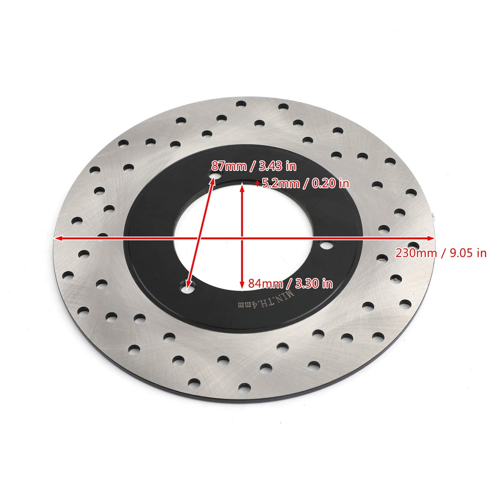 Rear Brake Disc Rotor for Yamaha YP250 YP 250 Majesty 250 Skyliner 250 1998-1999 Generic