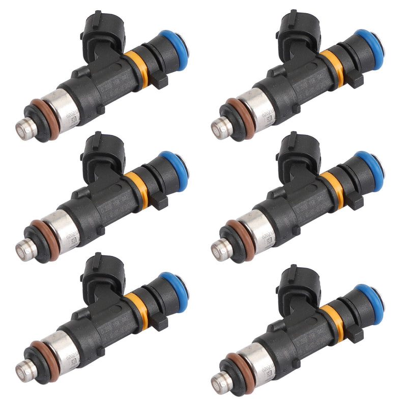 6pcs Fuel Injectors 16600-CD700 Fit Nissan FX35 M35 G35 V6 3.5L 0280158042 Generic