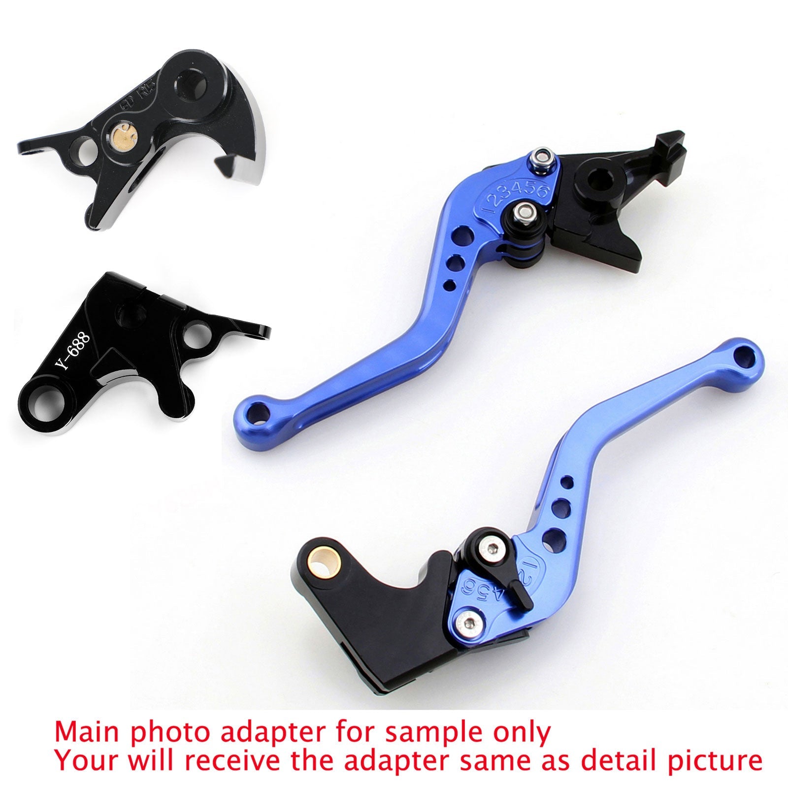 Short Clutch Brake Lever fit for Yamaha MT-09 Tracer 900/GT 21-22 YZF R6 17-20 Generic