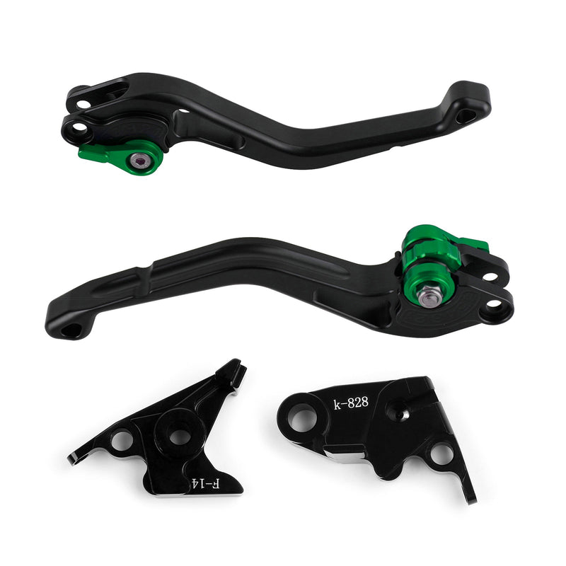 Palanca de freno de embrague corto para Kawasaki ZZR600 ZX6R ZX9R ZX10R Z1000