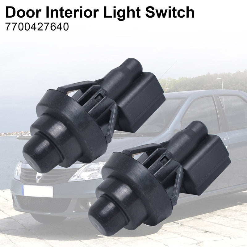 Interruptor de luz Interior de puerta 2X para Renault Clio Mk2 Kangoo Megane 7700427640 genérico