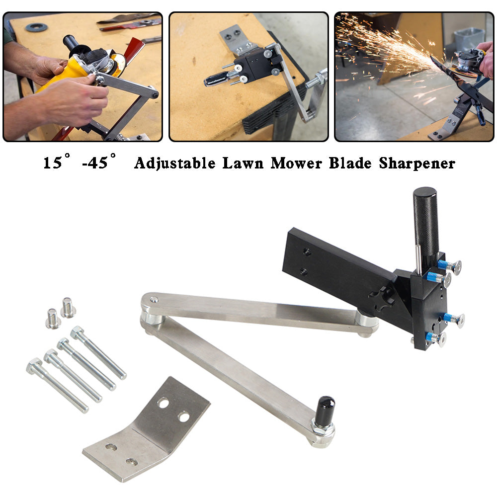 15??-45?? Adjustable Lawn Mower Blade Sharpener Tool For Grinding Machine Fedex express