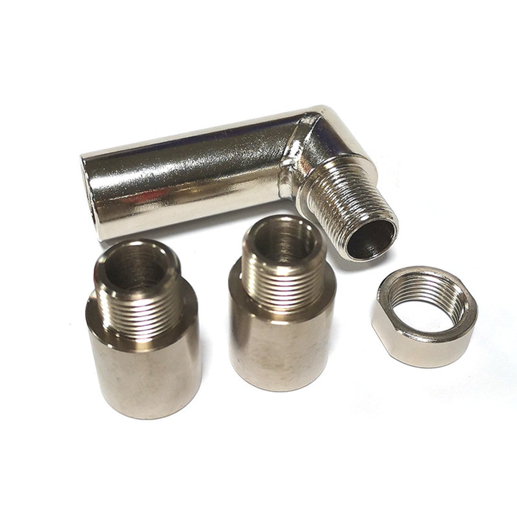 O2 Sensor Angled Extenders O2 Oxygen Spacer Sensor Angled Extender 90 Degrees 02 Bung Extension M