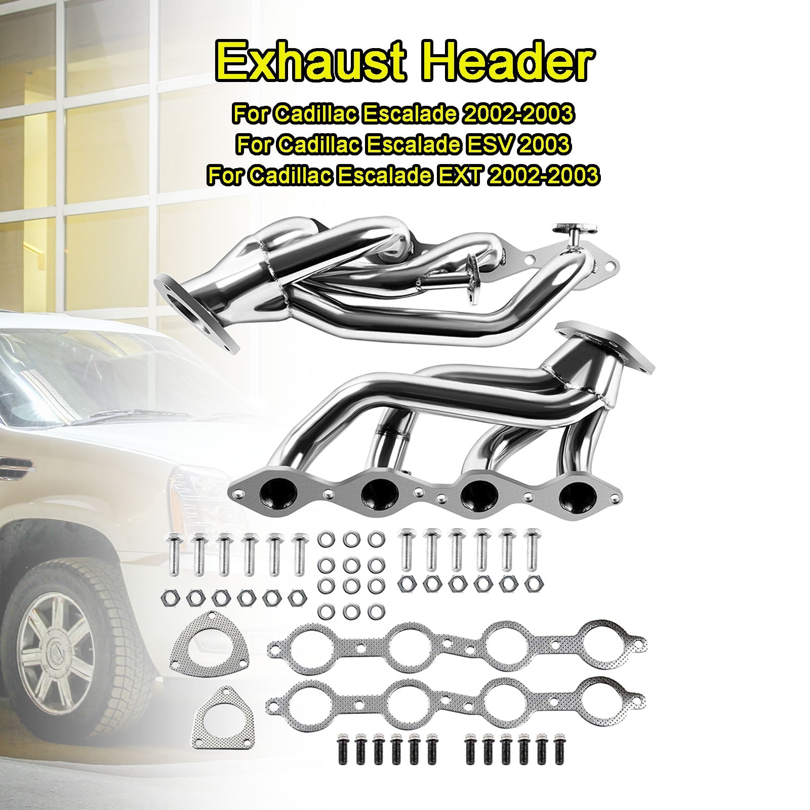 2003 Cadillac Escalade ESV Chevrolet Silverado 1500 GMC W4500 Forward Hummer H2 Header Manifold Exhaust