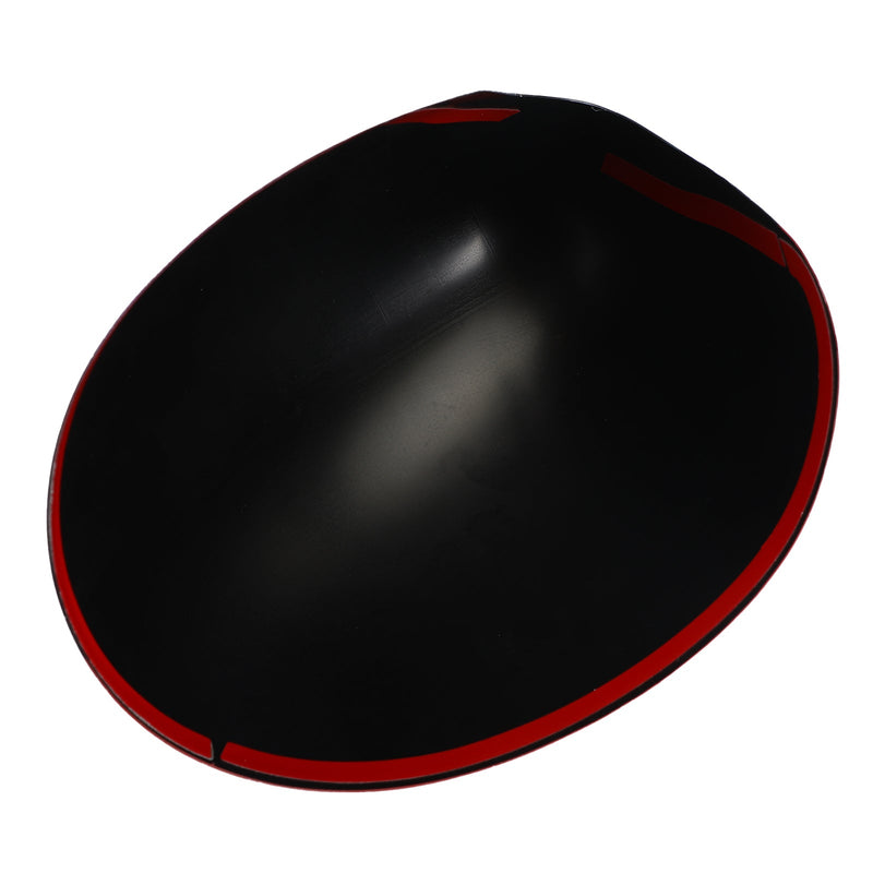 غطاء مرآة أحمر أسود/رمادي مربع الشكل لسيارة MINI Cooper Hardtop F55 F56 Generic