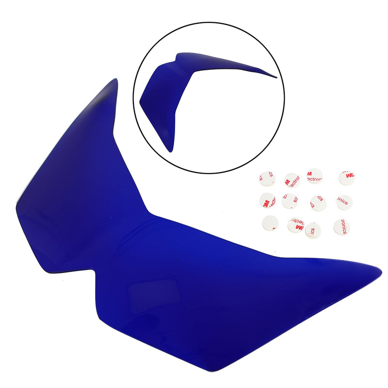 غطاء حماية عدسة المصباح الأمامي مناسب لكاواساكي نينجا Z1000 07-09 أزرق عام