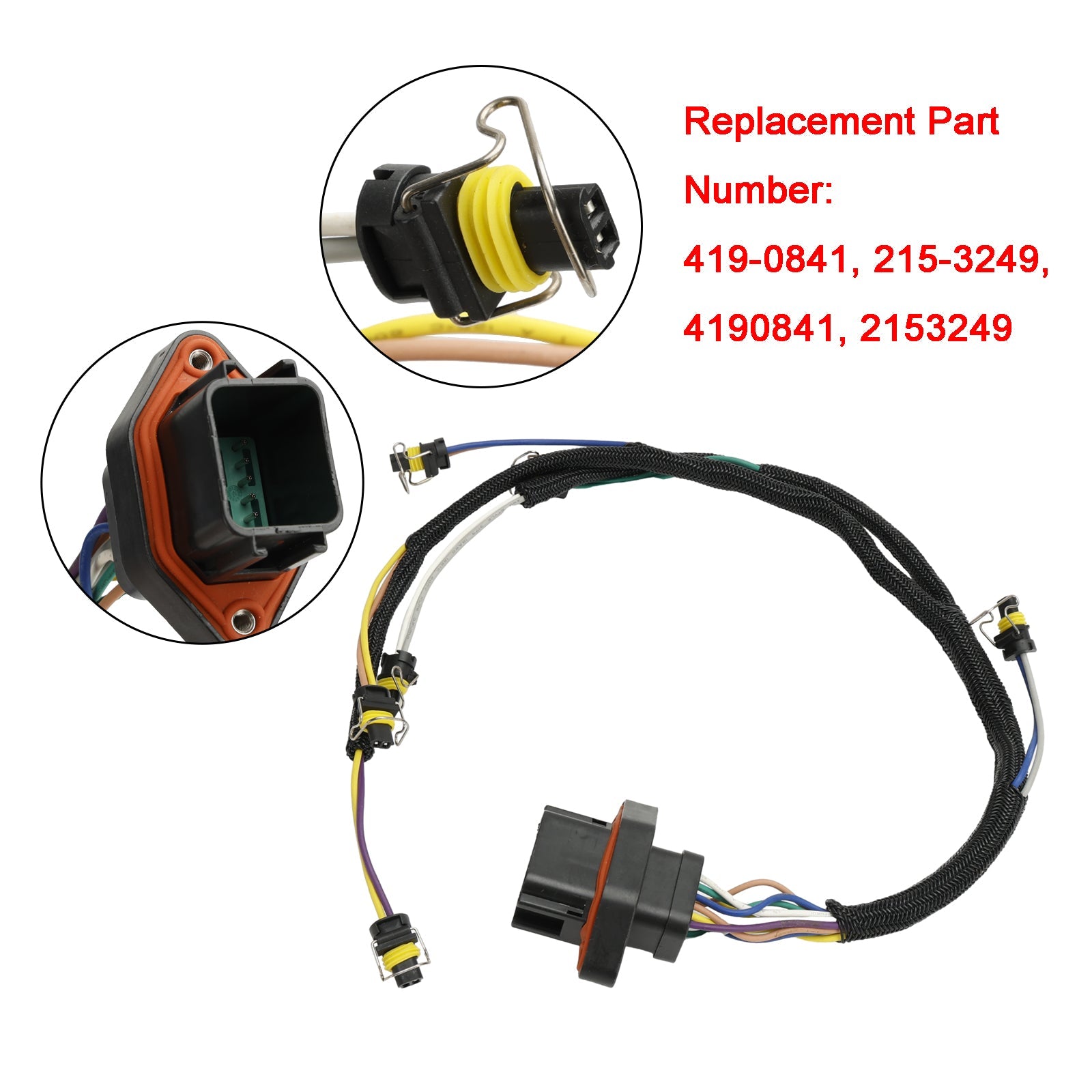 419-0841 haz de cables del inyector de combustible 215-3249 para el motor 330D 336D de CAT C9