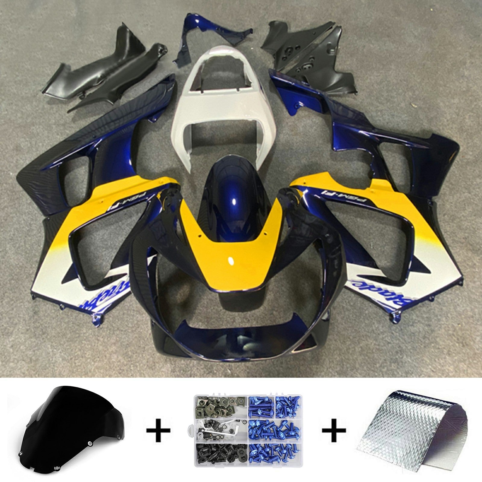 Honda CBR929RR 2000-2001 Fairing Kit Bodywork Plastic ABS