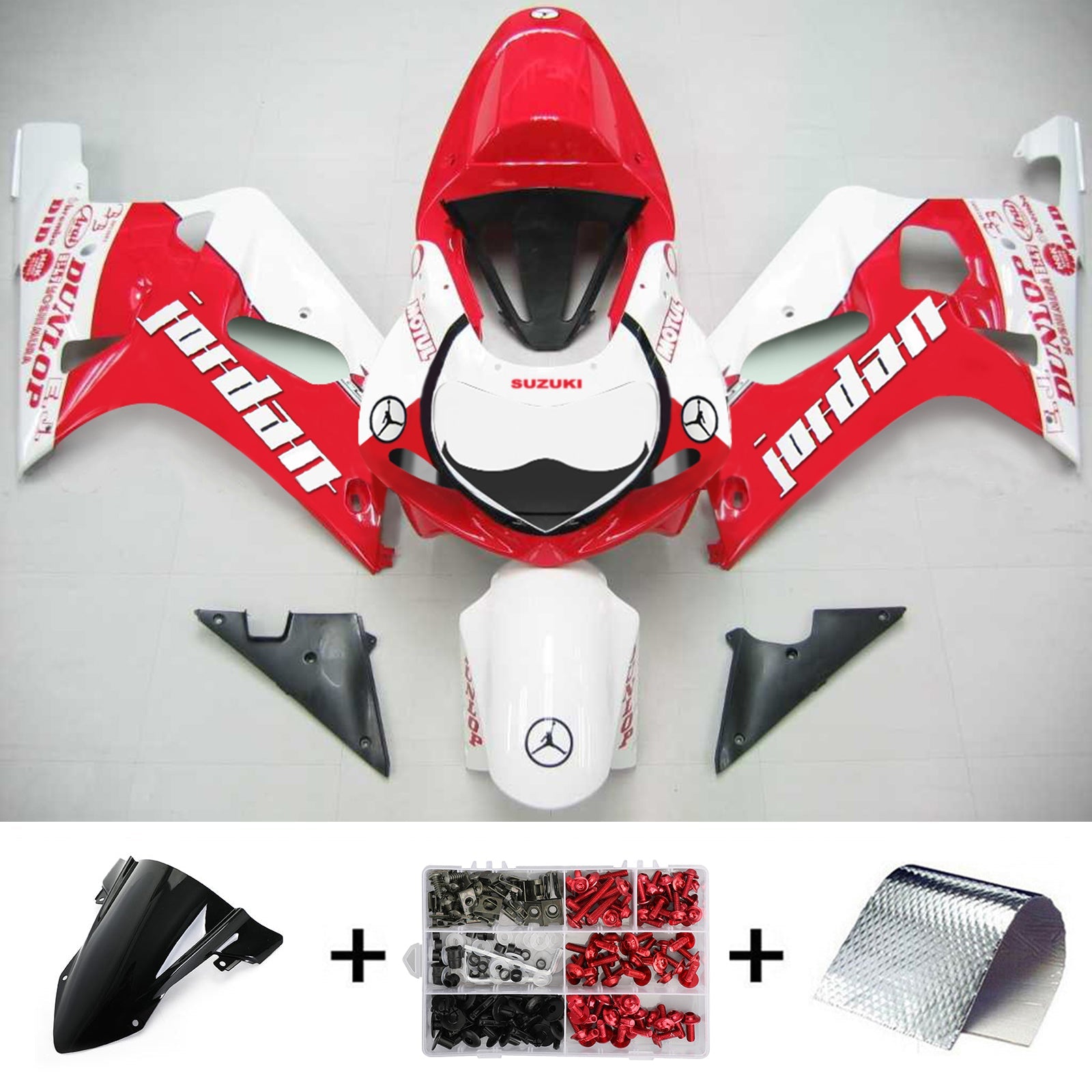 Suzuki GSXR750 2001-2003  Fairing Kit Bodywork Plastic ABS