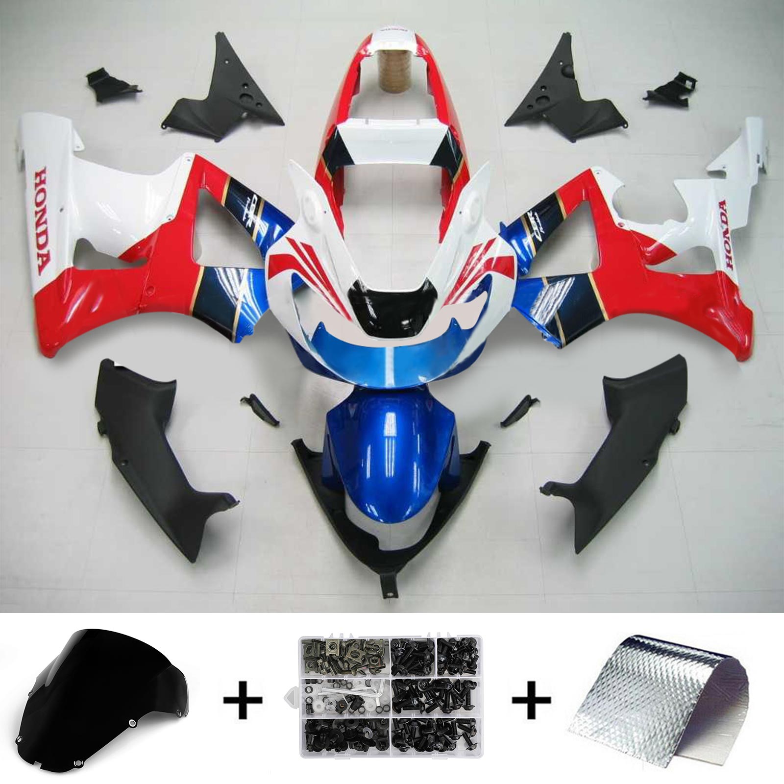 Honda CBR929RR 2000-2001 Fairing Kit Bodywork Plastic ABS