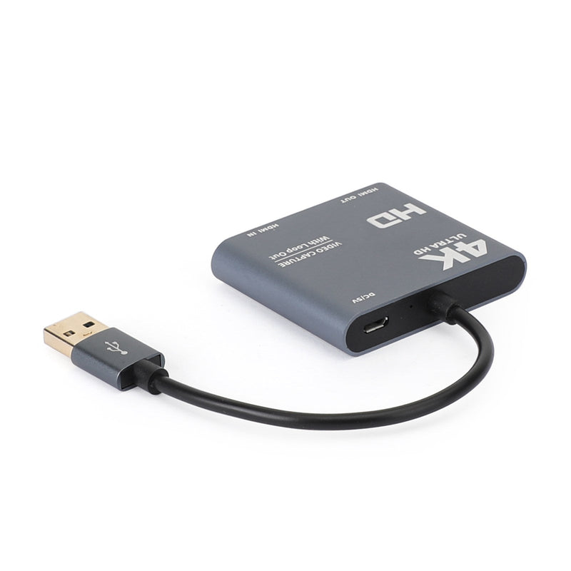 4K 1080P HD to USB 3.0 Video Audio Loop Out HD 1080p60 Capture Card Adapter  CA Market
