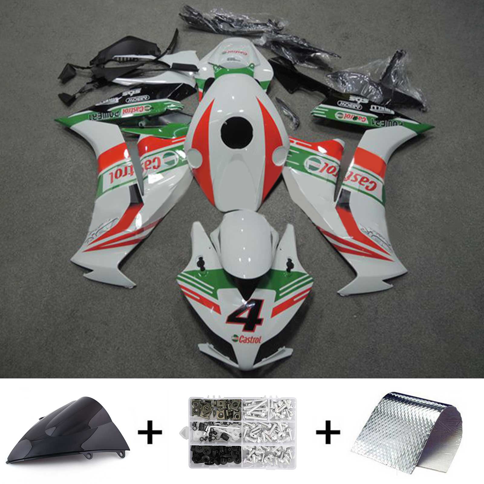 Honda CBR1000RR 2012-2016 Fairing Kit Bodywork Plastic ABS