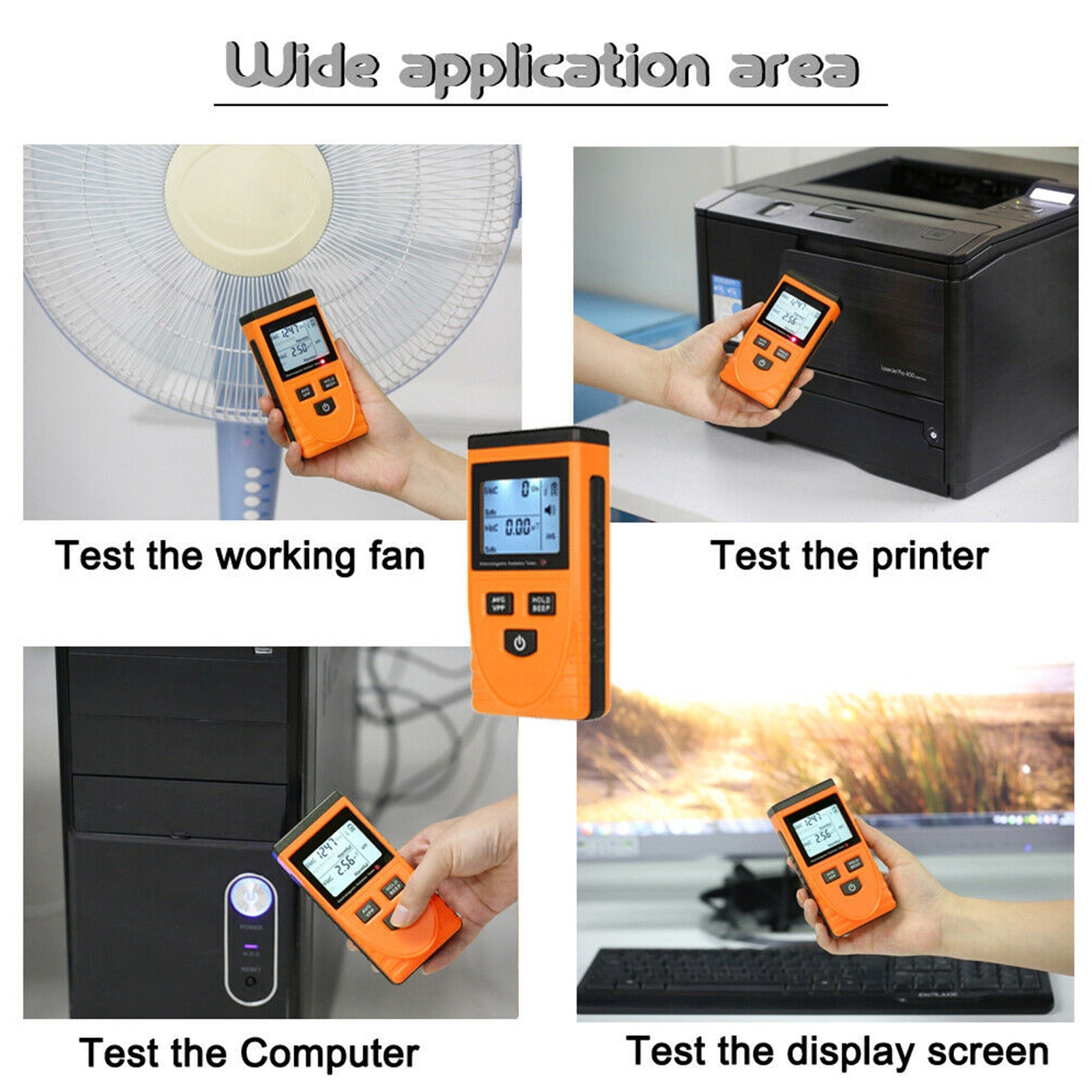 Digital LCD Electromagnetic Field Radiation Detector EMF Meter Dosimeter Tester