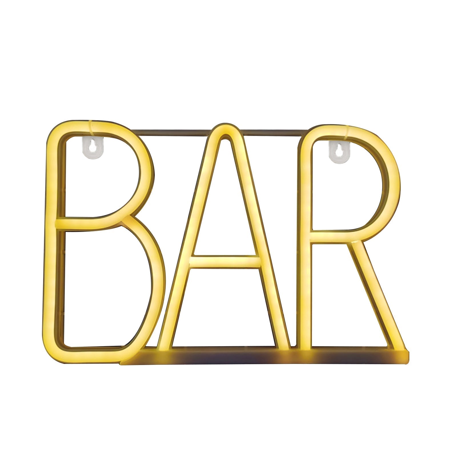 BAR LED Neon Sign Lights Bedside Night Light Lamp Kids Children Room USB Powered