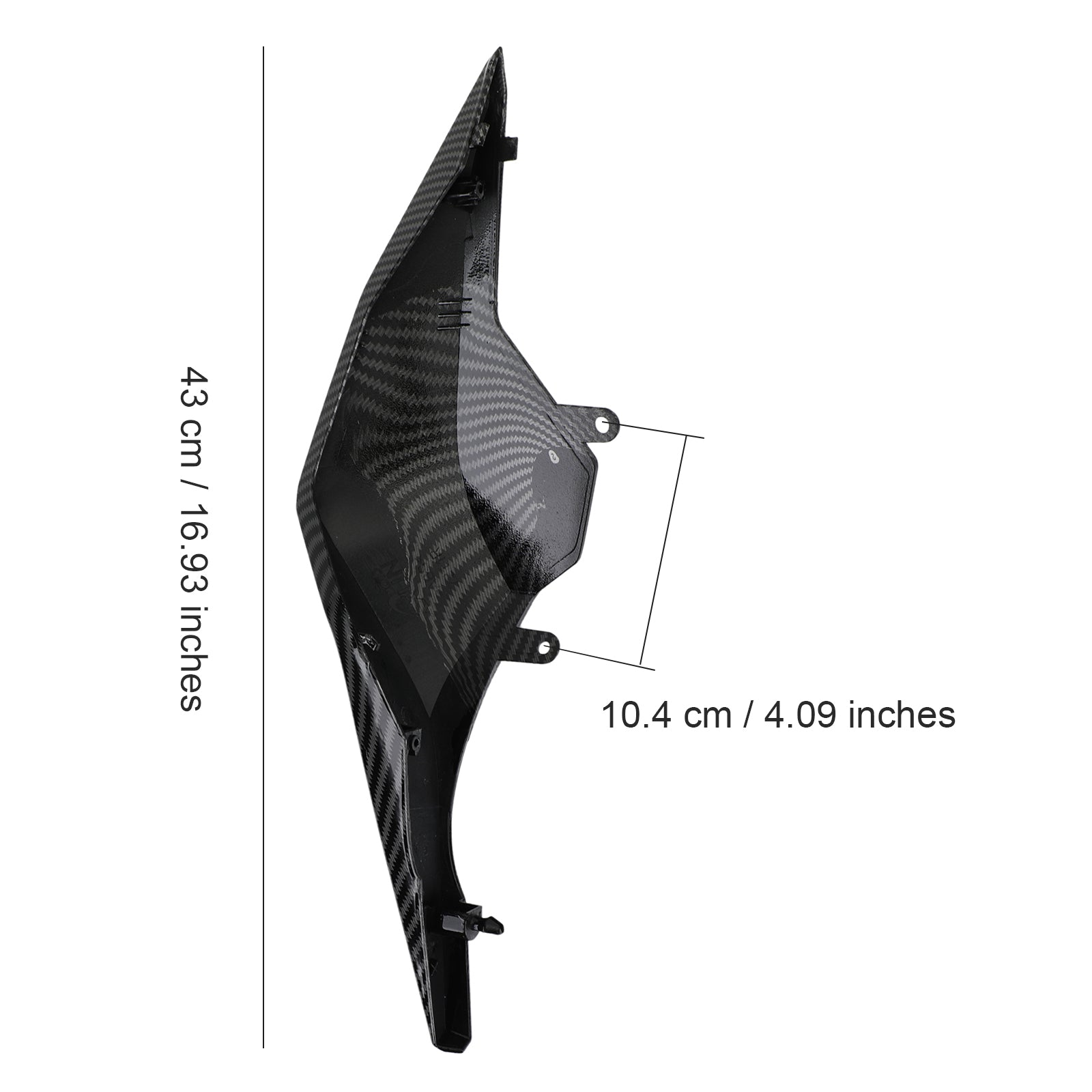 Rear Tail Side Seat Panel Trim Fairing Cowl Cover for Honda CB650R/CBR650R 2019-2023 Generic