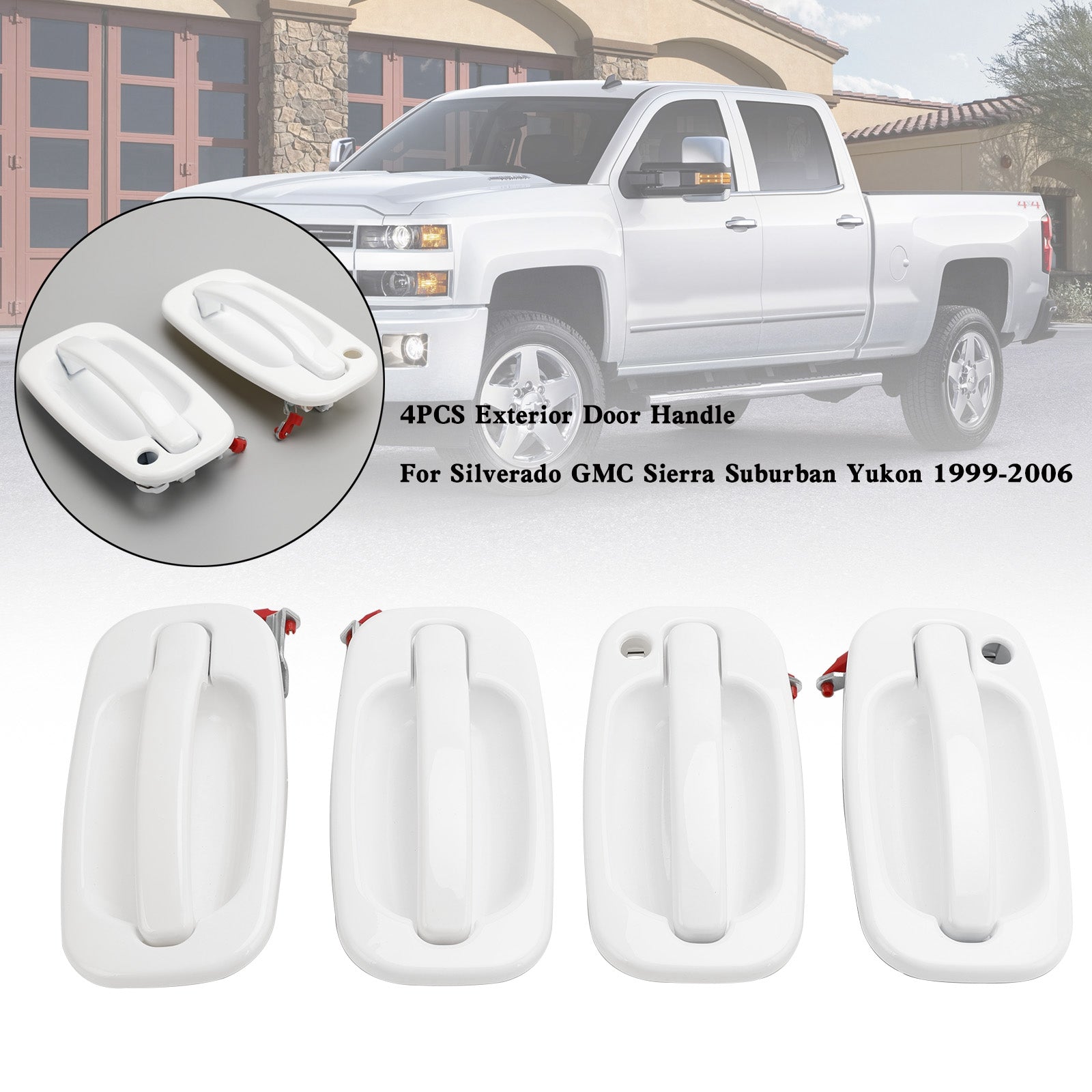 Chevrolet Silverado GMC Sierra 1999-2007 4 manijas de puerta exterior 15029900 15029899 15182405 15029901