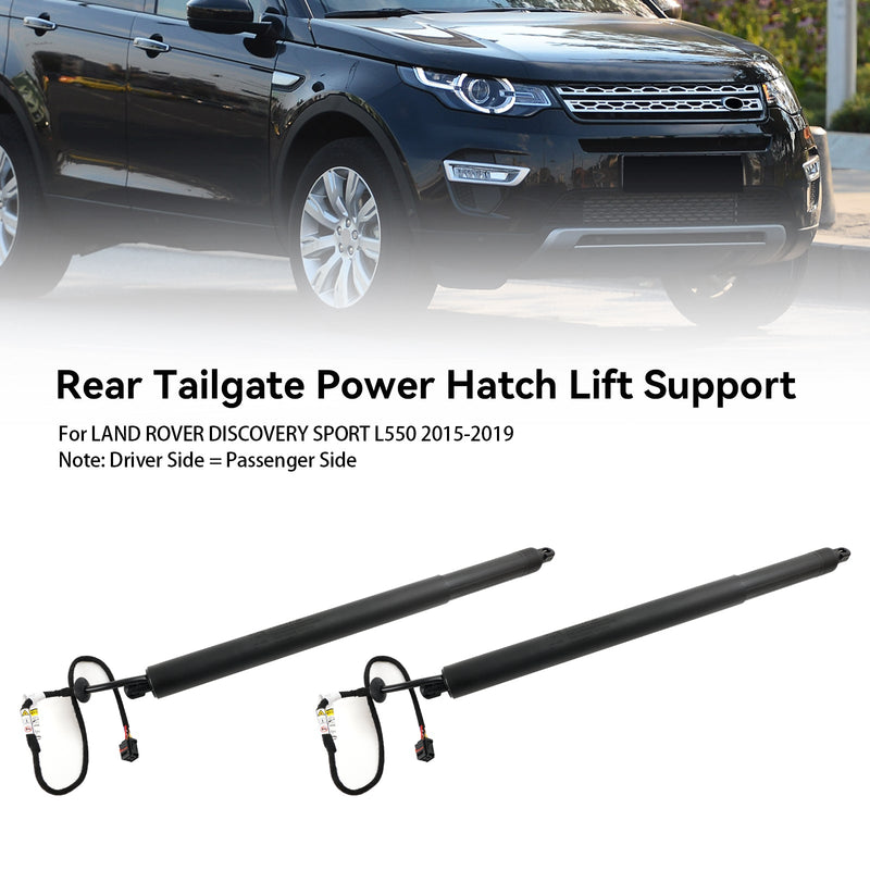 2 uds puntal eléctrico para puerta trasera LR075420 compatible con Land Rover Discovery Sport 2015-2019