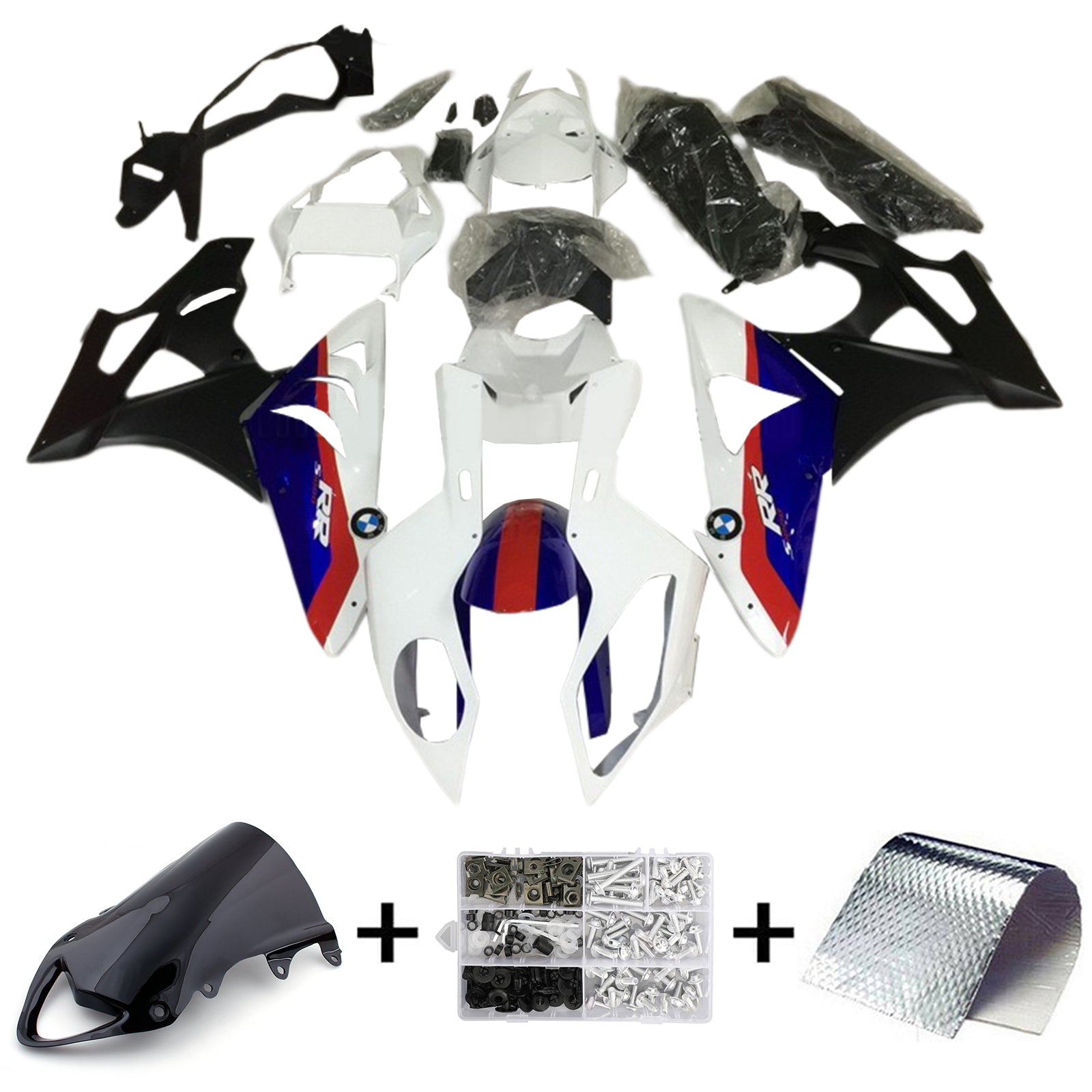 Amotopart BMW S1000RR 2009-2014 Kit Carenado Carrocería Plástico ABS