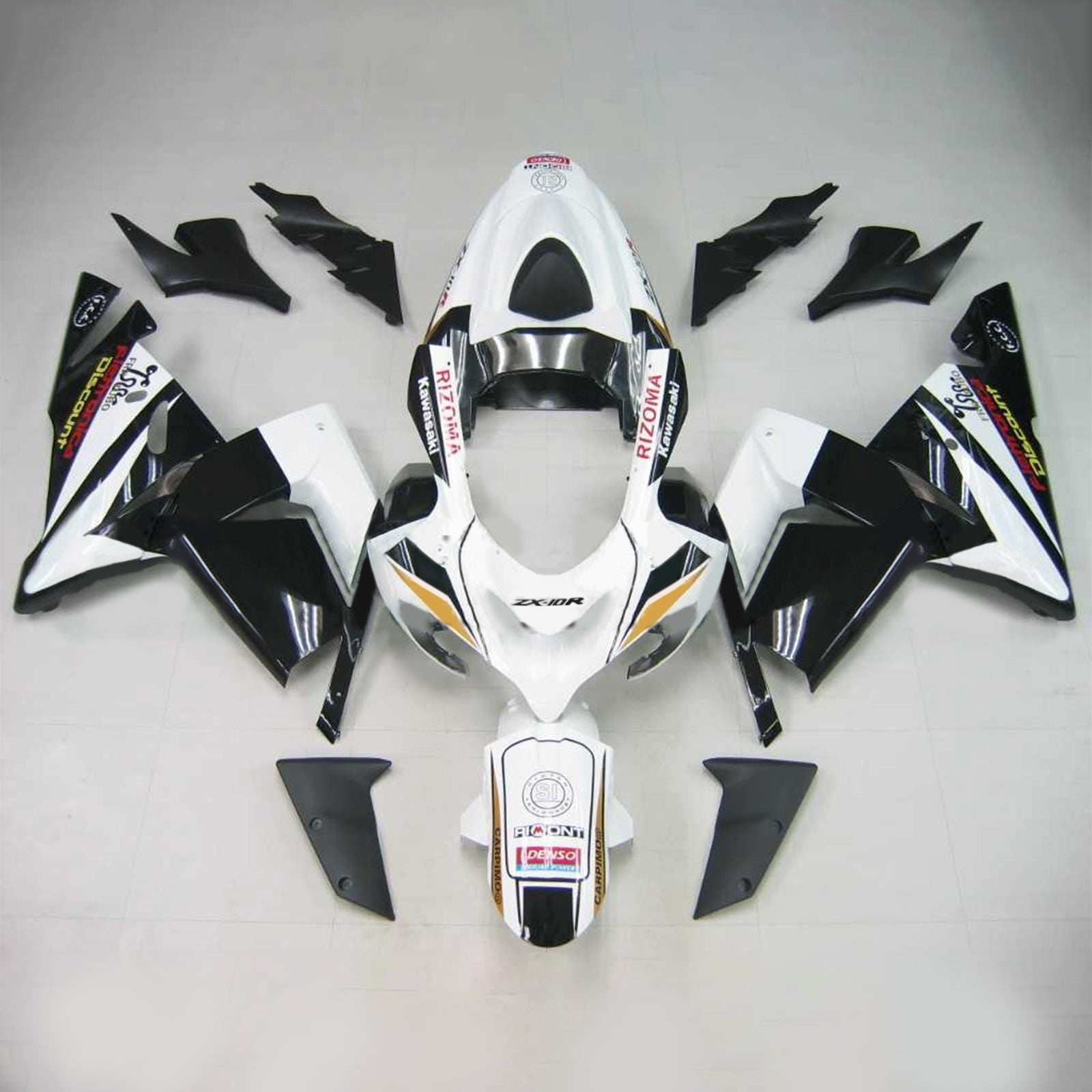 Kit Carenado Para Kawasaki ZX10R 2004-2005 Genérico