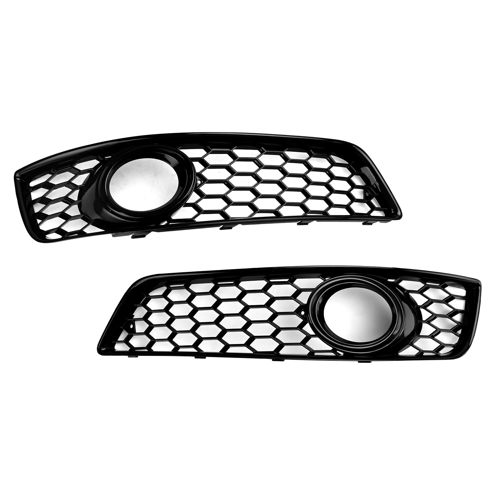 Audi A3 8P 2009-2013 Honeycomb Bumper Front Fog Light Grill Grille Cover