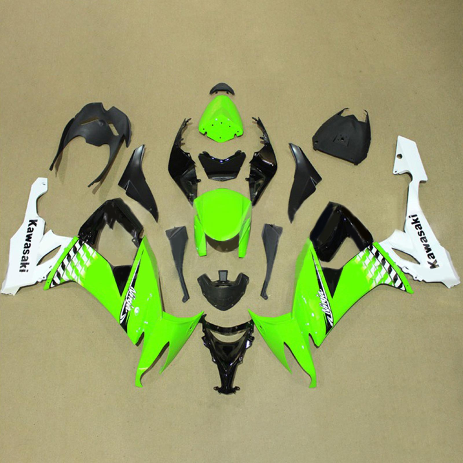 Kawasaki ZX10R 2008-2010 Fairing Kit Bodywork Plastic ABS