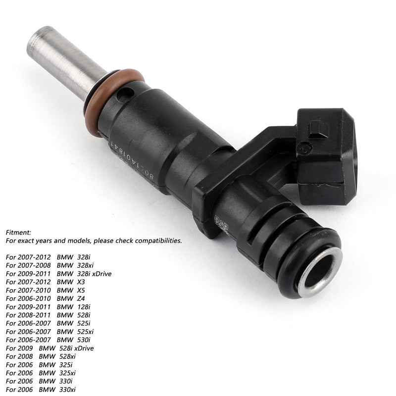 1x Fuel Injectors For 06-12 BMW 128i 328i X3 X5 Z4 525i 2.0/2.5/3.0L 7531634 Generic