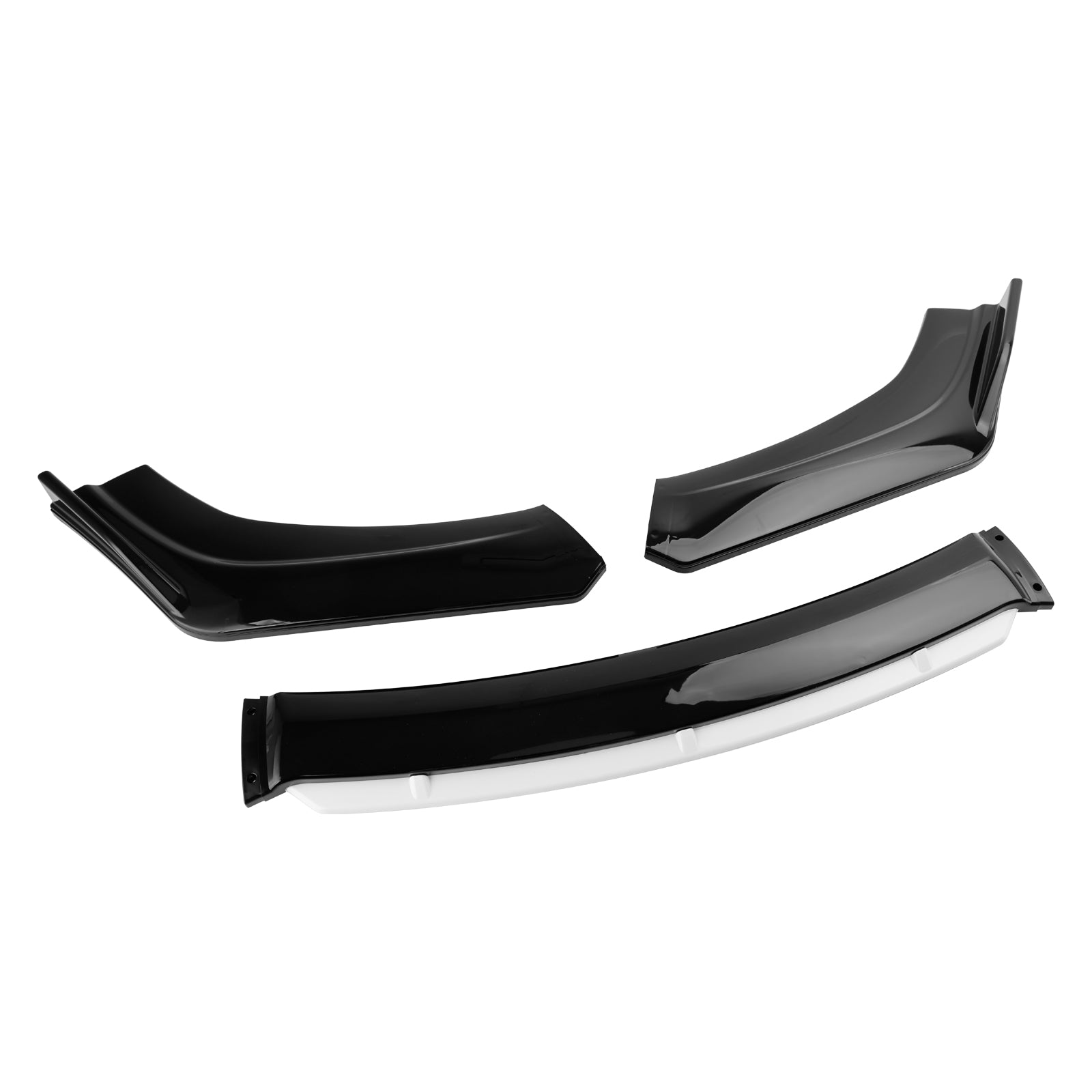 Universal Car Front Bumper Lip Body Kit Splitter Diffuser Protector Black White