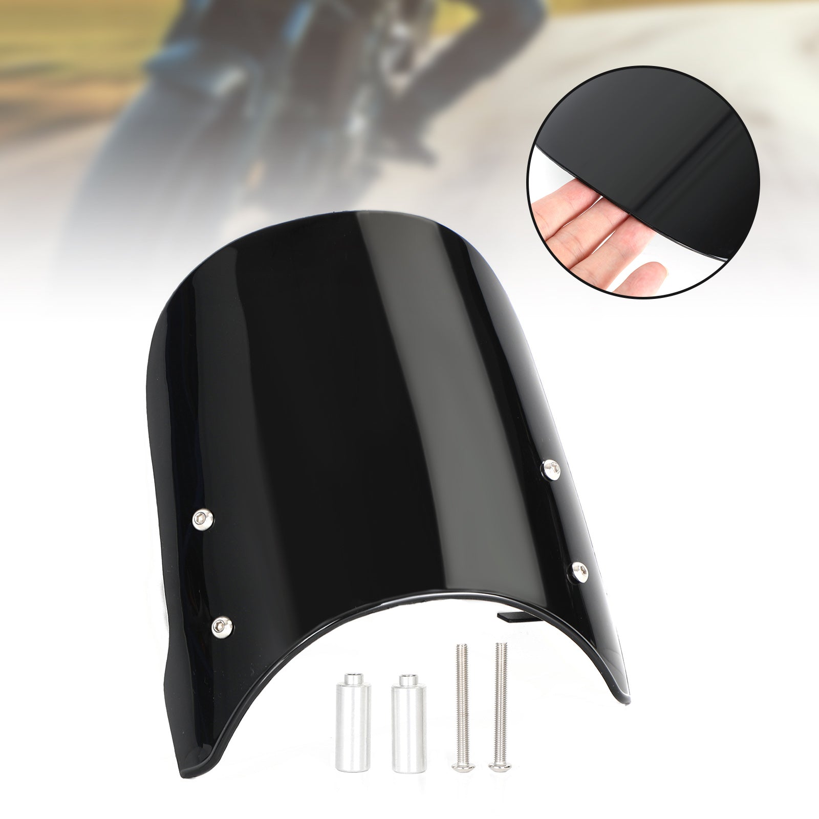 ABS Windshield WindScreen fit for HONDA CB125R CB250R CB300R 2018-2022 Generic