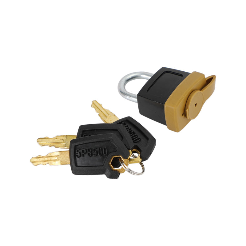 1Pcs Padlock Pad Lock W/3 New Keys For Caterpillar (CAT) 5P8500 246-2641