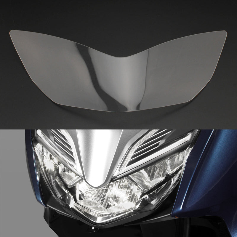 Protector de lente de faro delantero, lente de protección compatible con Honda Forza 300 2018-2019, humo genérico