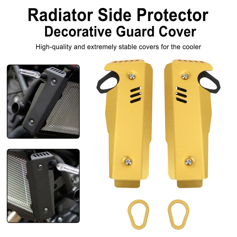 Radiator Side Protector Guard Cover For Yamaha MT-07 FZ-07 2021-2022 Generic